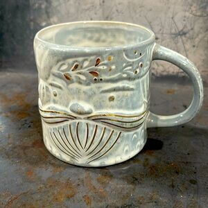 Anthropologie Yuletide Christmas mug